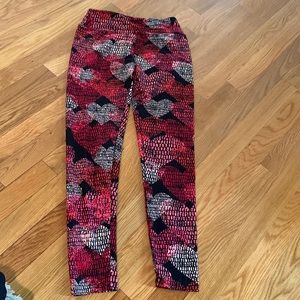 Lularoe Valentine Hearts Leggings
